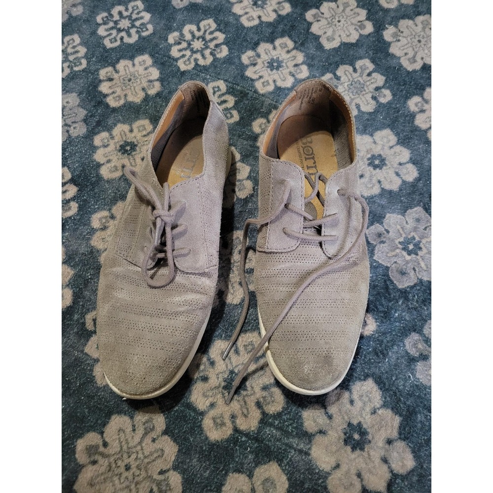 Born Gray‎ Suede Leather Lace Up Casual Shoes Womens 10M